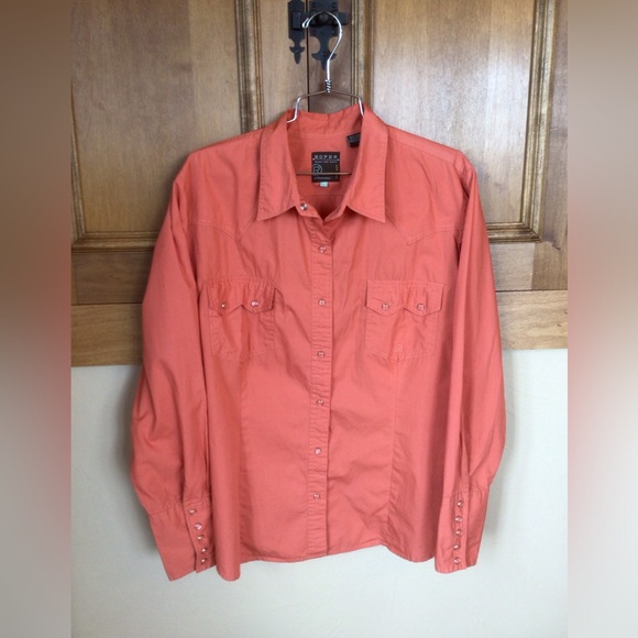 Roper Tops - 1X Roper western pearl snap shirt
